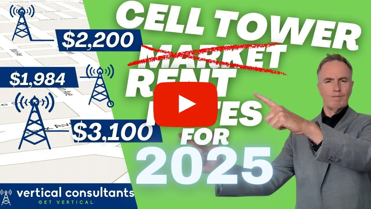 market rent rates for cell towers