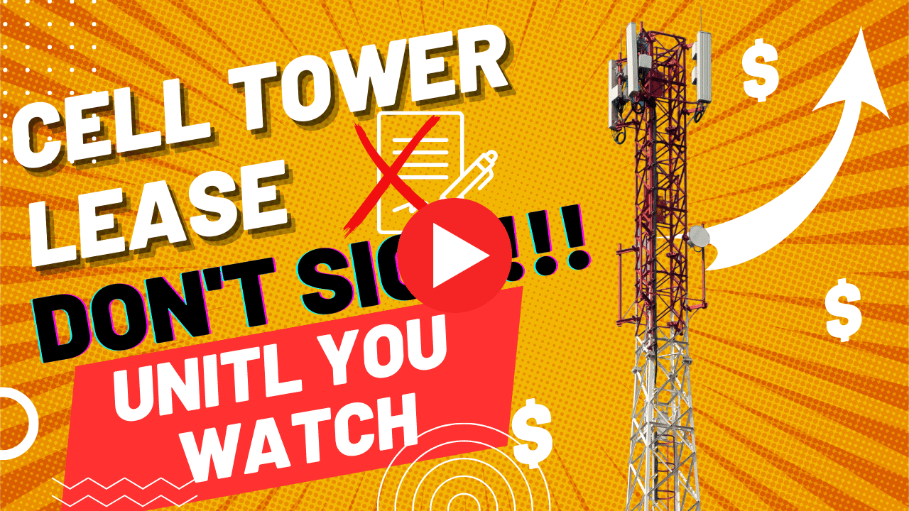 Cell Tower Lease Don't Sign Until You Watch This