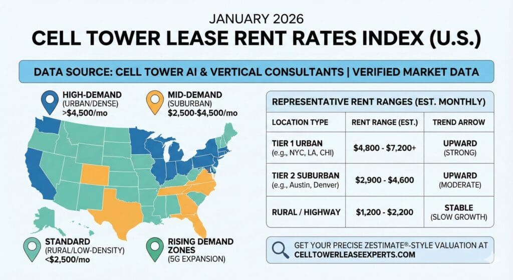 The 2026 Cell Tower Rent Index: What Property Owners Should Be Earning ...